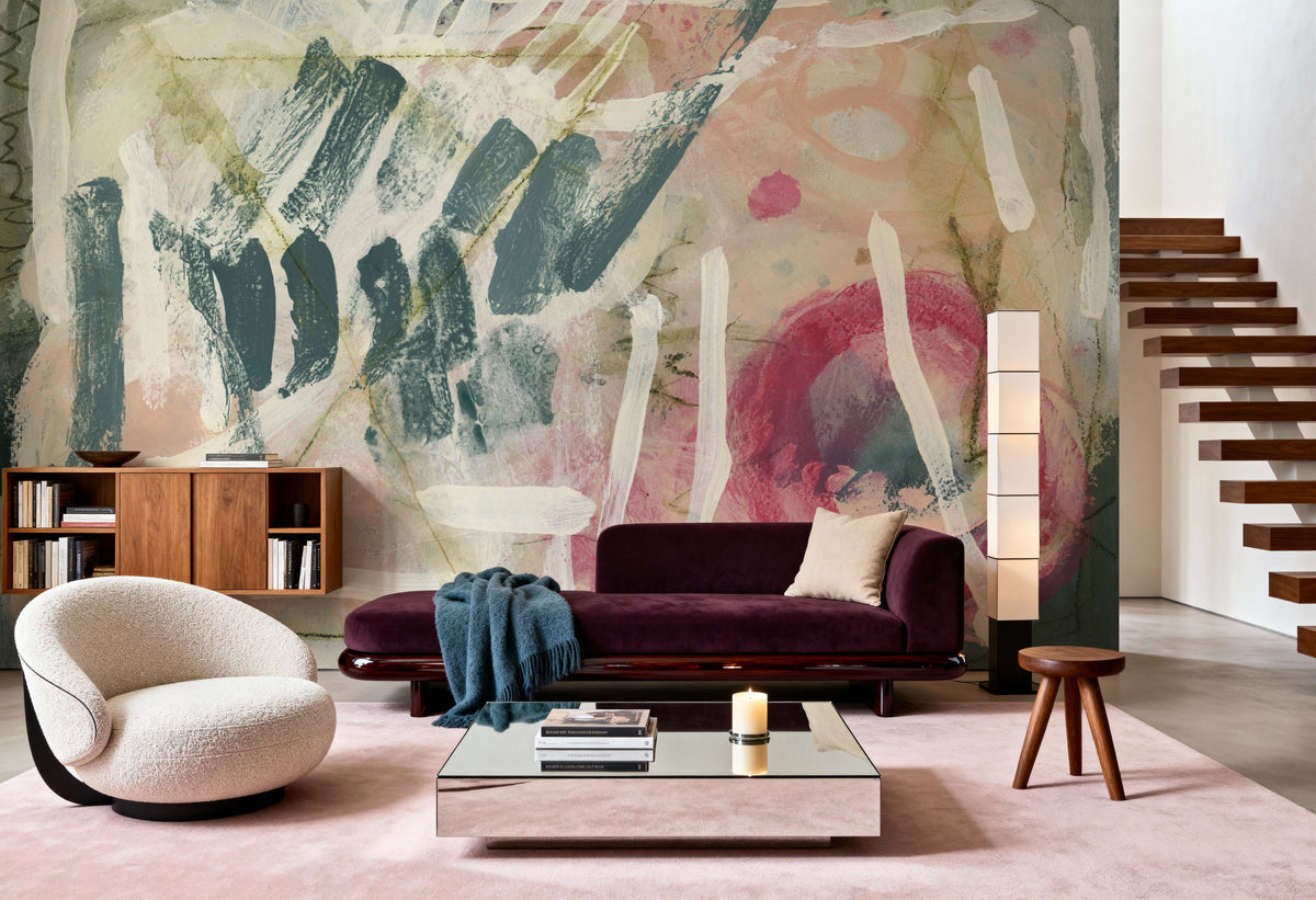 Strawberry Fields Mural Wallpaper - Neutral Tone - room preview 04