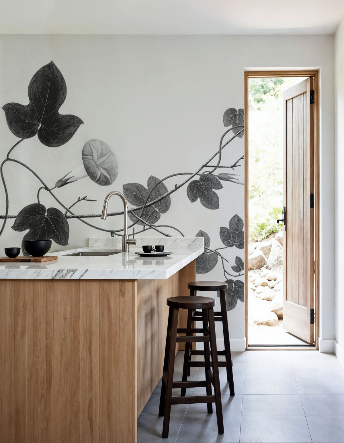 Botanical VI Mural Wallpaper - room preview 04