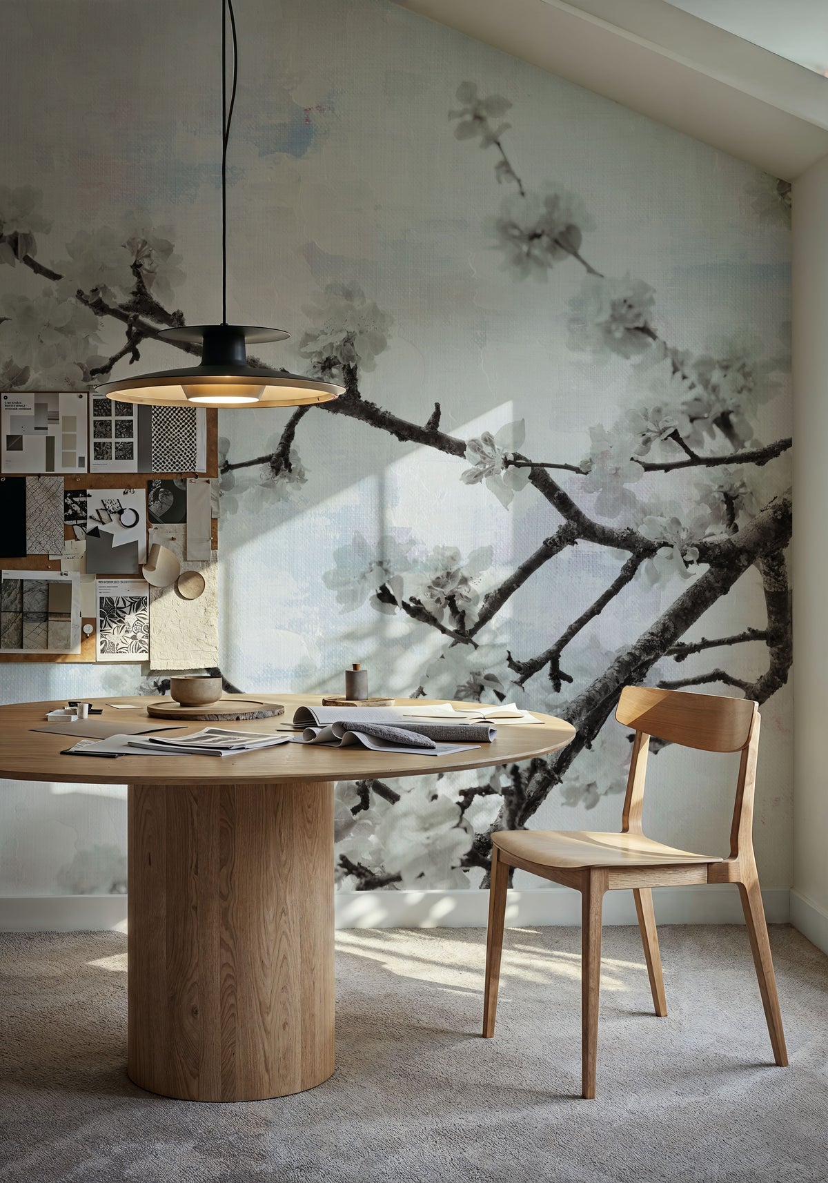 Swiss Blossom Mural Wallpaper - room preview 04