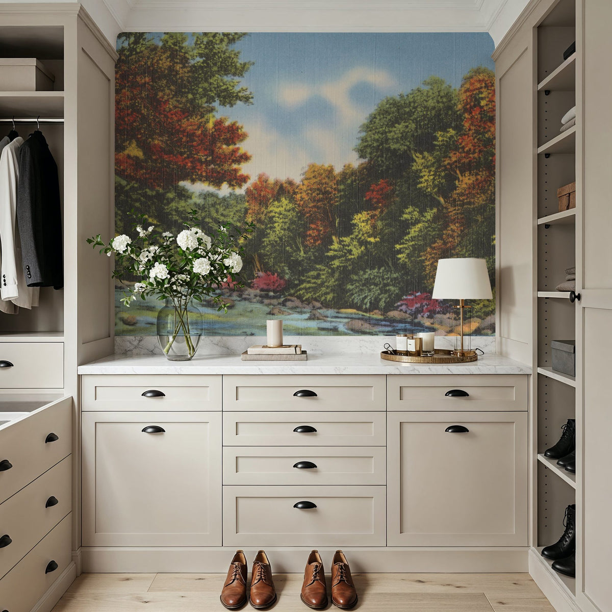 Color River Mural Wallpaper - room preview 04