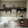 Kingston Upon Hull England Skyline Concrete Mural Wallpaper - room preview 04