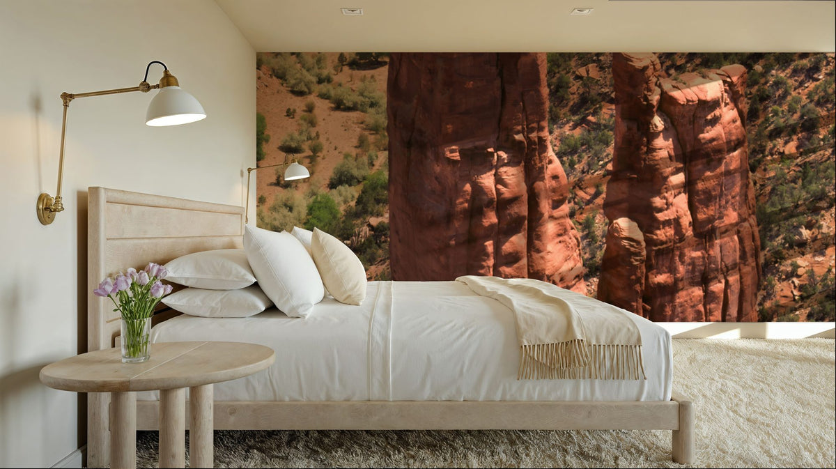 Crimson Buttes of Monument Valley Mural Wallpaper - room preview 04
