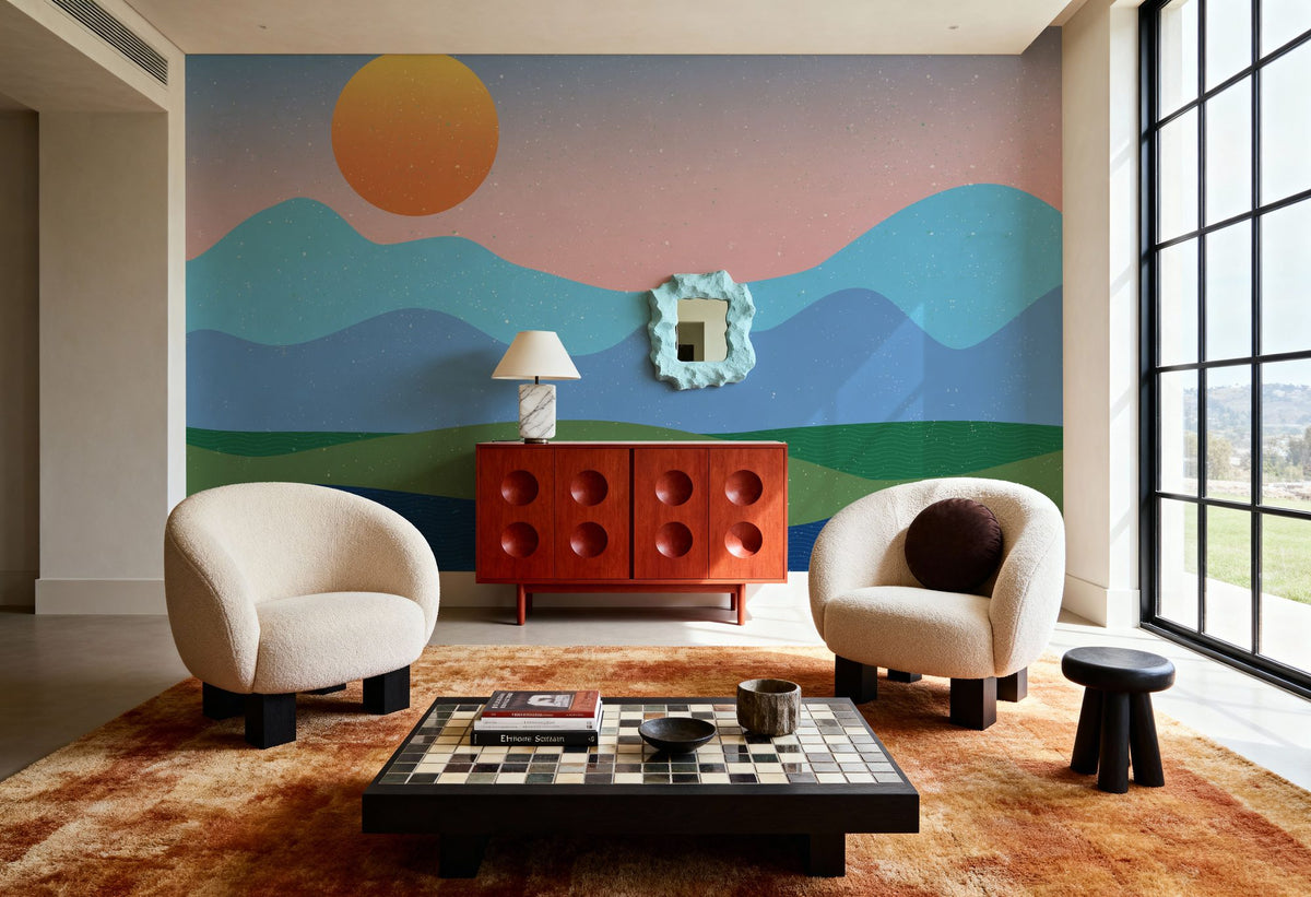 Mountain Top Mural Wallpaper - room preview 04