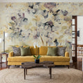 White Wash Hydrangea Mural Wallpaper - room preview 04