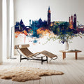 Venice Itay Skyline Blue & Bronze Mural Wallpaper - room preview 04
