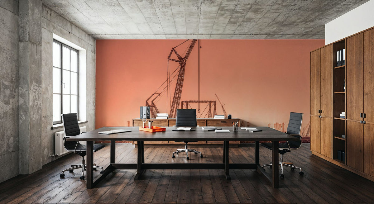 Industrial Bay Mural Wallpaper - room preview 04