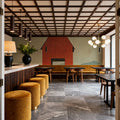 Red Barn Winter Mural Wallpaper - room preview 04