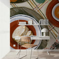 Fall Bisque Mural Wallpaper - room preview 04
