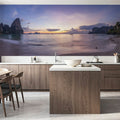 Paradise Cove Sunset Mural Wallpaper - room preview 04