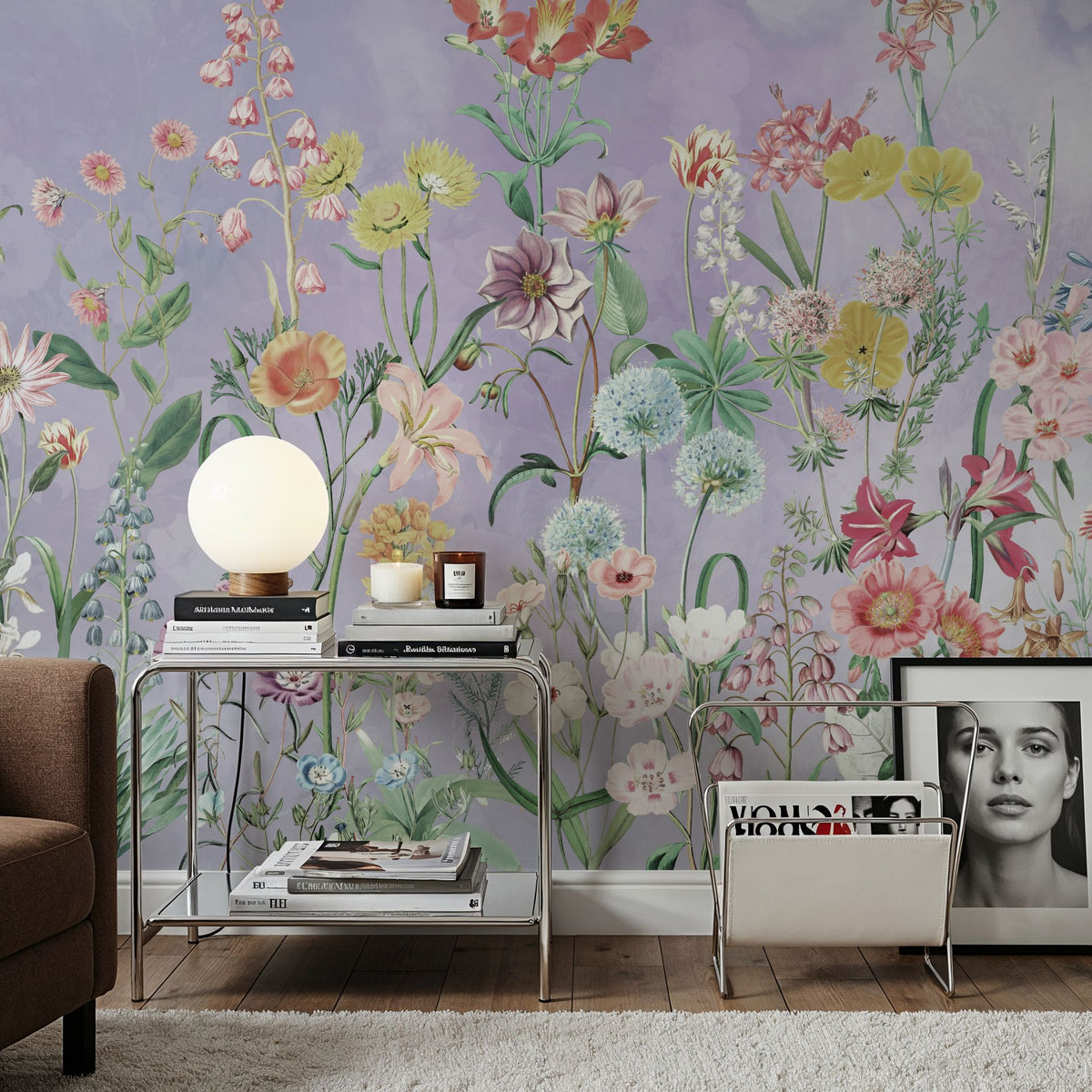 Summer Meadow Mural Wallpaper - room preview 04