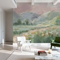 Field of Pink Flowers Mural Wallpaper - room preview 04