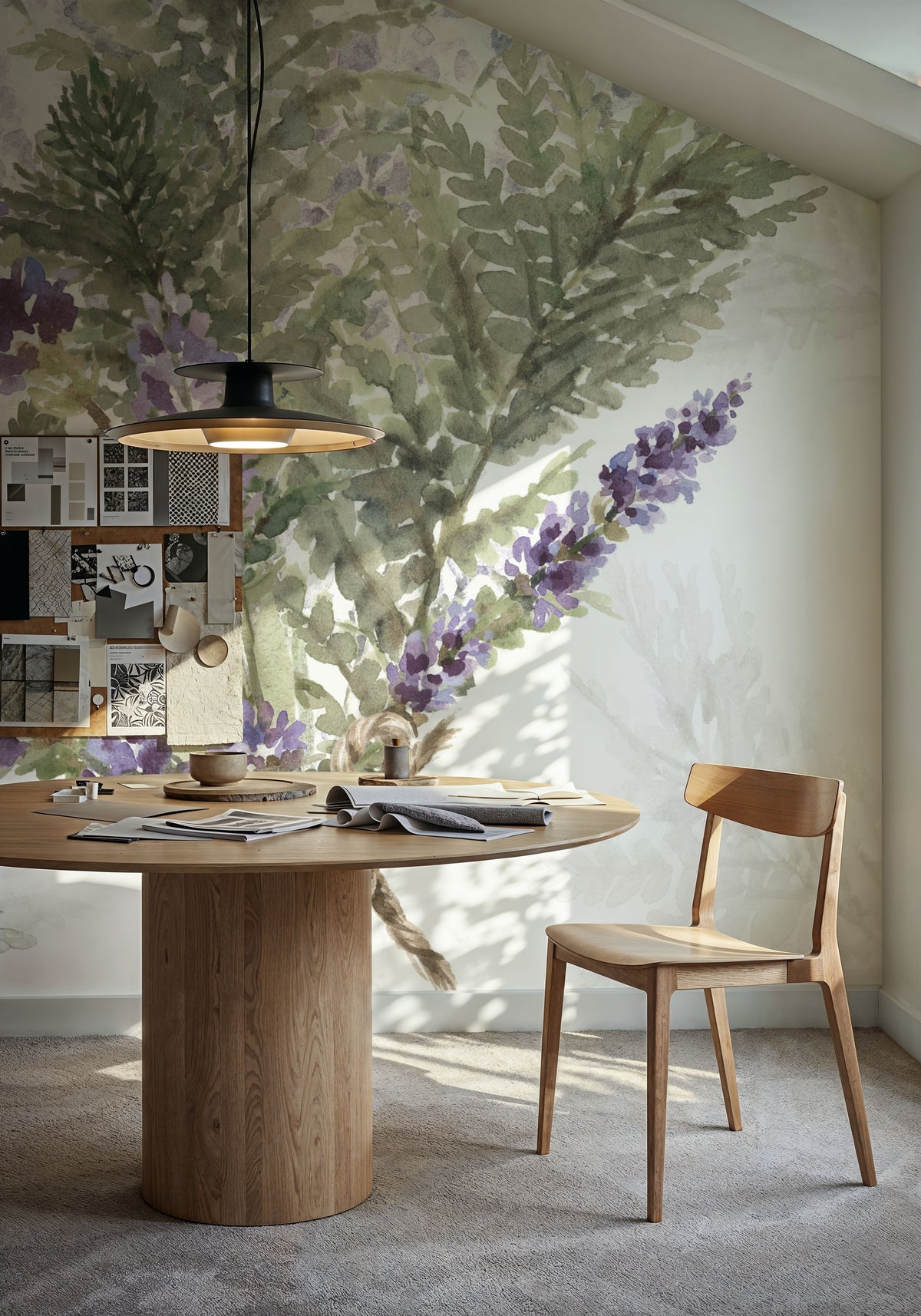 Fresh Lavender III Mural Wallpaper - room preview 04