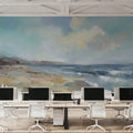 Morning Beach Mural Wallpaper - room preview 04
