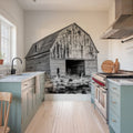 Old Route 66 Barn Mural Wallpaper - room preview 04