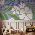 Lavender Garden III Purple Mural Wallpaper - room preview 04