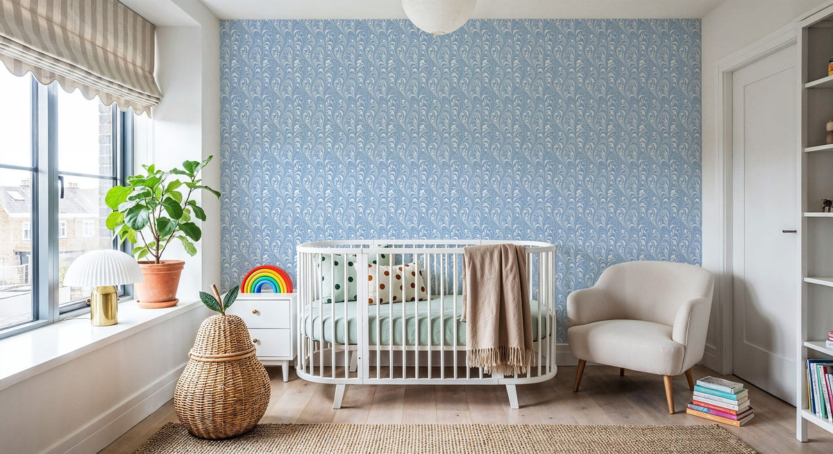 Marbelized Flow, Sky Mural Wallpaper - room preview 04