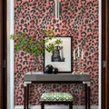 Summer Paws Red Mural Wallpaper - room preview 04