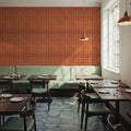 Harvest Arrows Orange Mural Wallpaper - room preview 04