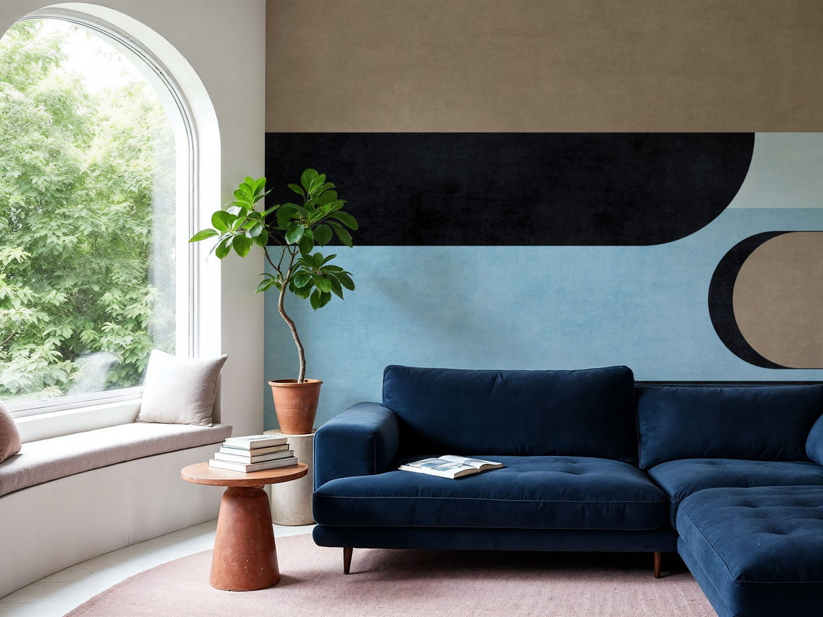 Modern Elements, Sand & Sky Mural Wallpaper - room preview 04