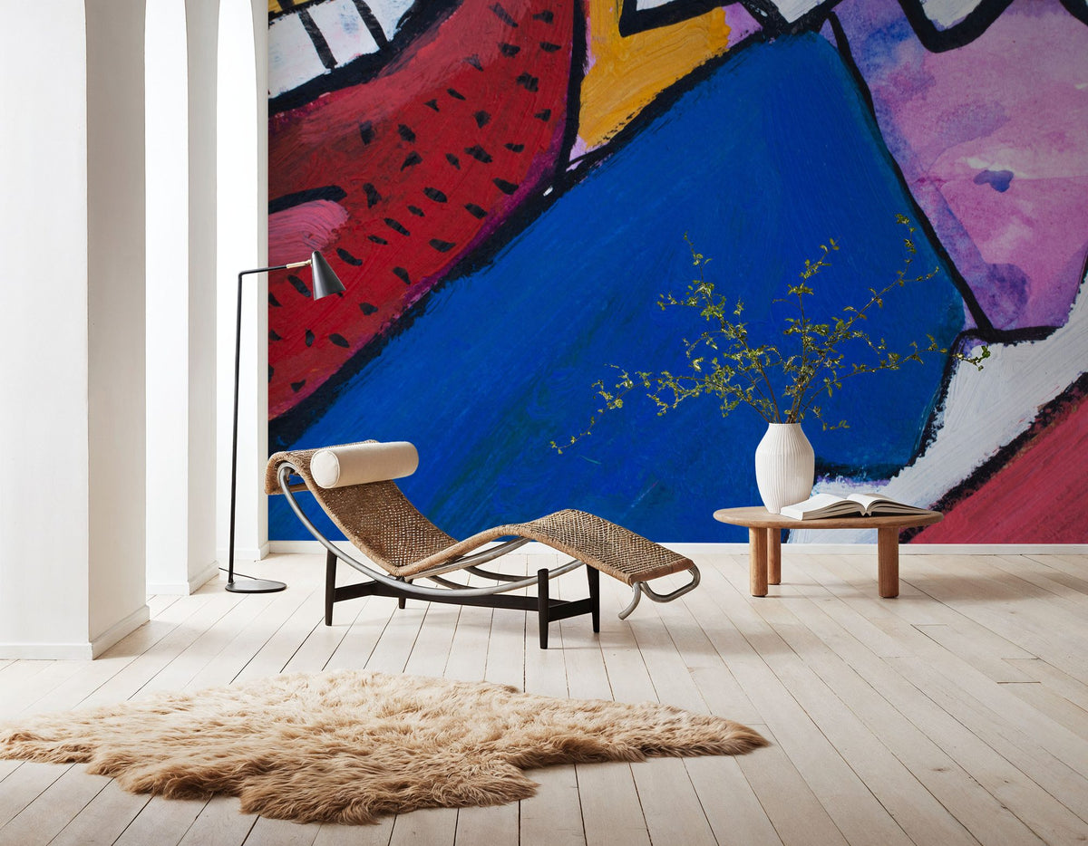 Party on Wall Street Mural Wallpaper - room preview 04