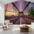 Brooklyn Bridge At Sunrise Pt. II Mural Wallpaper - room preview 04
