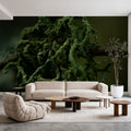 Moss Macro Mural Wallpaper - room preview 04