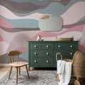 Collage Vista, Rose Mural Wallpaper - room preview 04