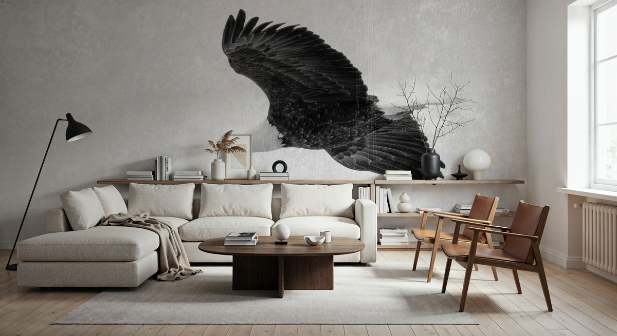 Eagle Eye Mural Wallpaper - room preview 04