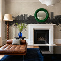 Gateshead England Skyline Concrete Mural Wallpaper - room preview 04