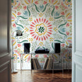 Wild Blooms VI Mural Wallpaper - Light Tone - room preview 04