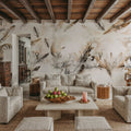 Tender Love Yellow Mural Wallpaper - room preview 04