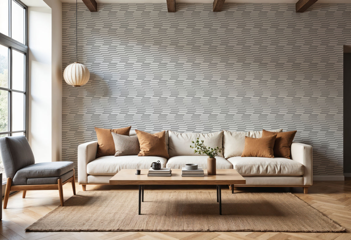 Pulse, Stone Mural Wallpaper - room preview 04