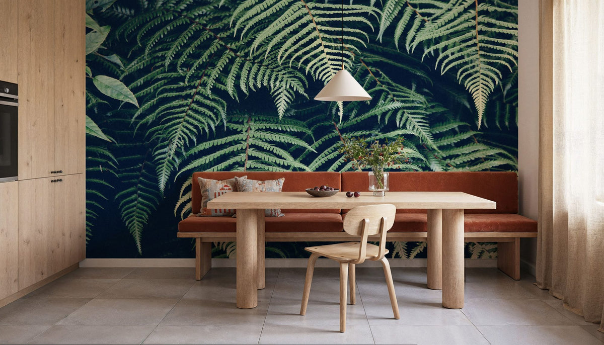 Fern Leaves Mural Wallpaper - room preview 04