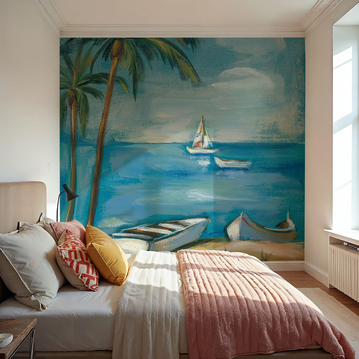 Turquoise Bay I Mural Wallpaper - room preview 04