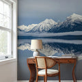 Mountains Over Lake Mural Wallpaper - room preview 04