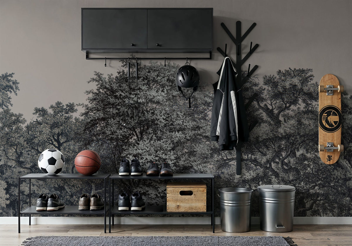 Over the Treetops, Bone Mural Wallpaper - room preview 04