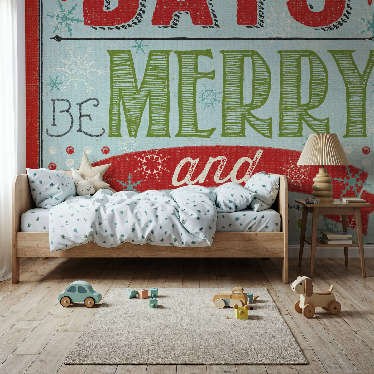 Holiday Talk Light II Mural Wallpaper - room preview 04