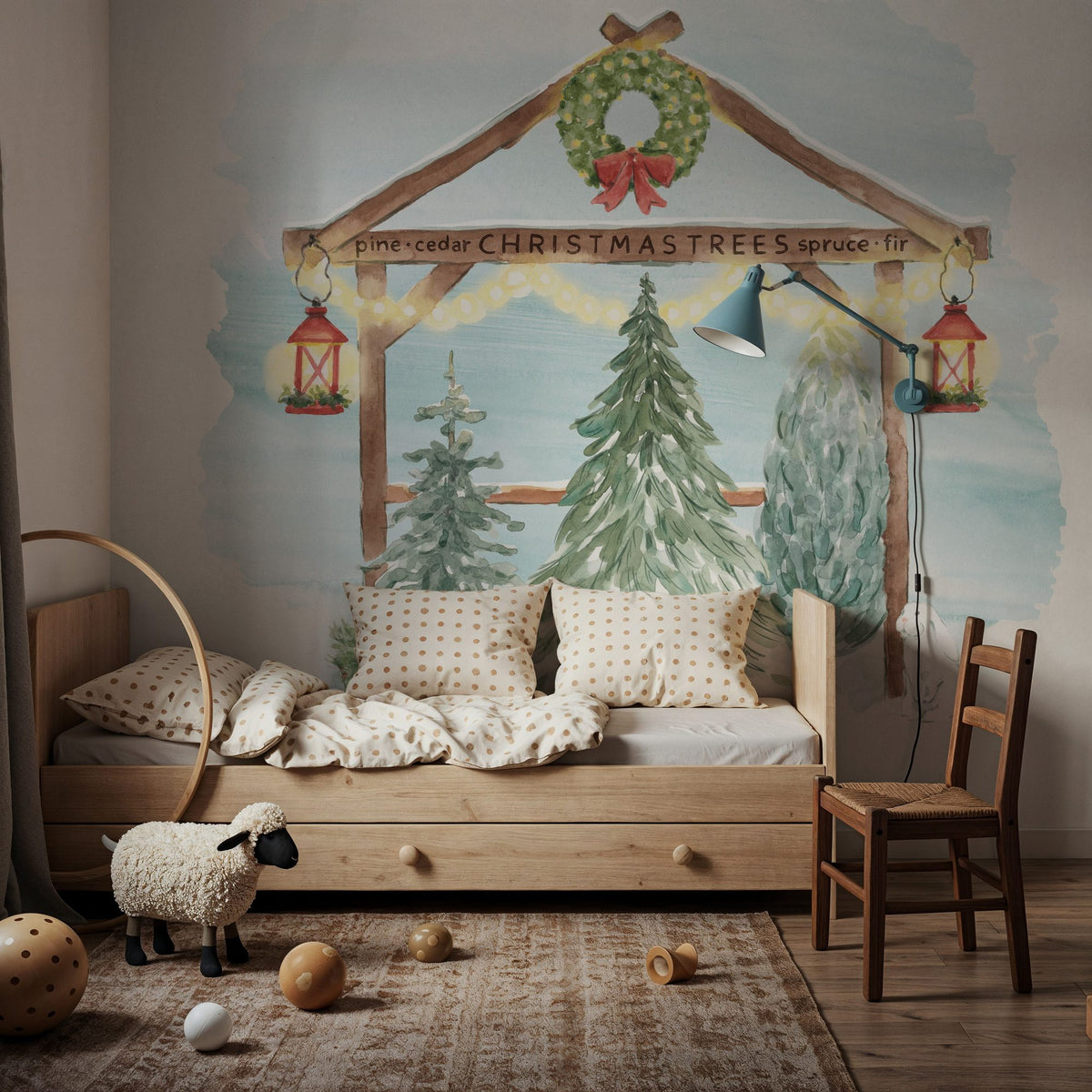 Winter Stroll I Mural Wallpaper - room preview 04