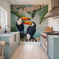 Welcome to Paradise II Mural Wallpaper - room preview 04