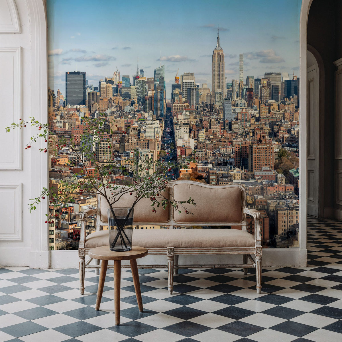 Midtown Streets Mural Wallpaper - room preview 04