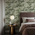 Greenwood Linden, Fresh Green Mural Wallpaper - room preview 04