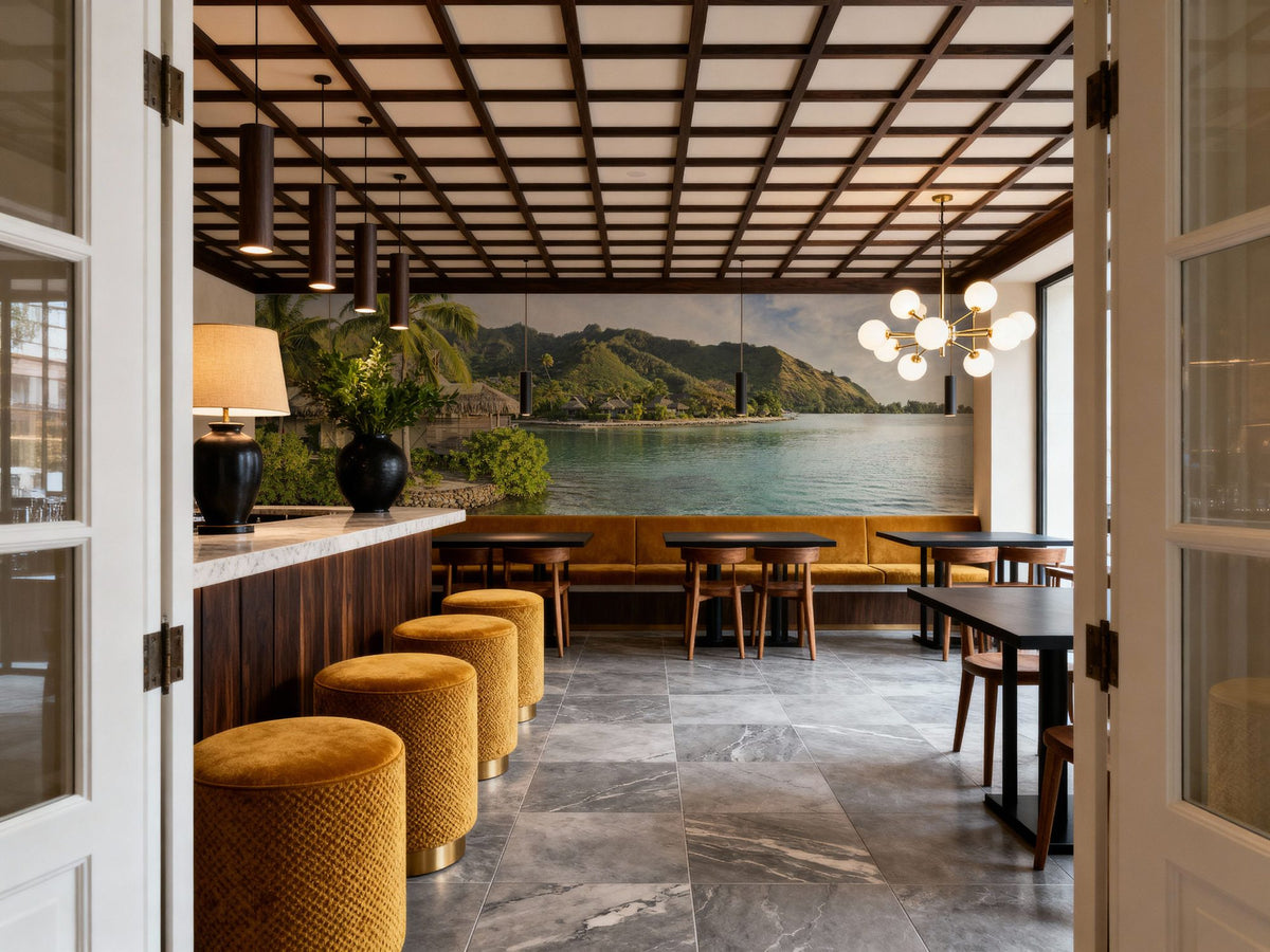 Sea Views Mural Wallpaper - room preview 04