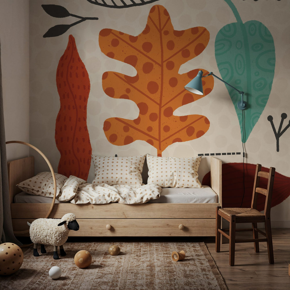 Fall Fun VI Mural Wallpaper - room preview 04