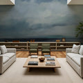Evening Beach Mural Wallpaper - Neutral Tone - room preview 04