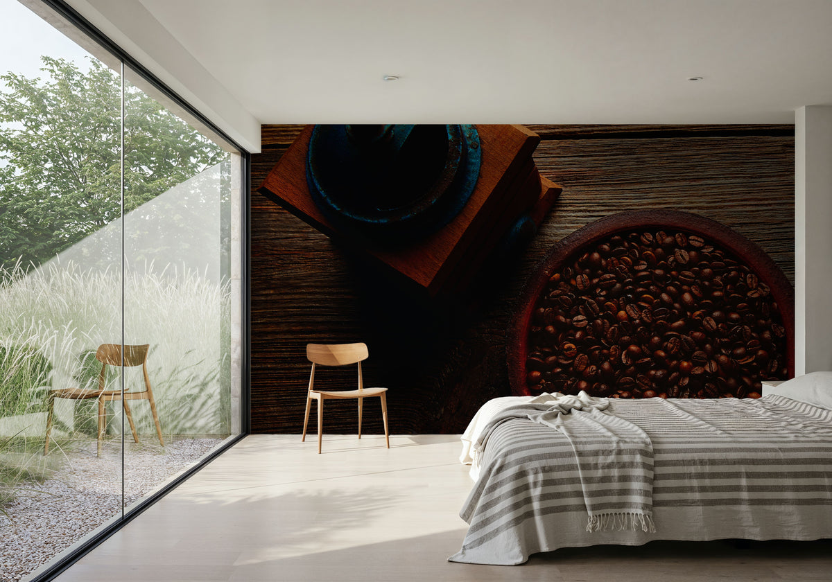 Make Some Coffee Mural Wallpaper - room preview 04