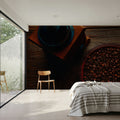 Make Some Coffee Mural Wallpaper - room preview 04