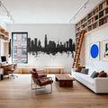Utrecht the Netherlands Skyline Black & White Mural Wallpaper - room preview 04