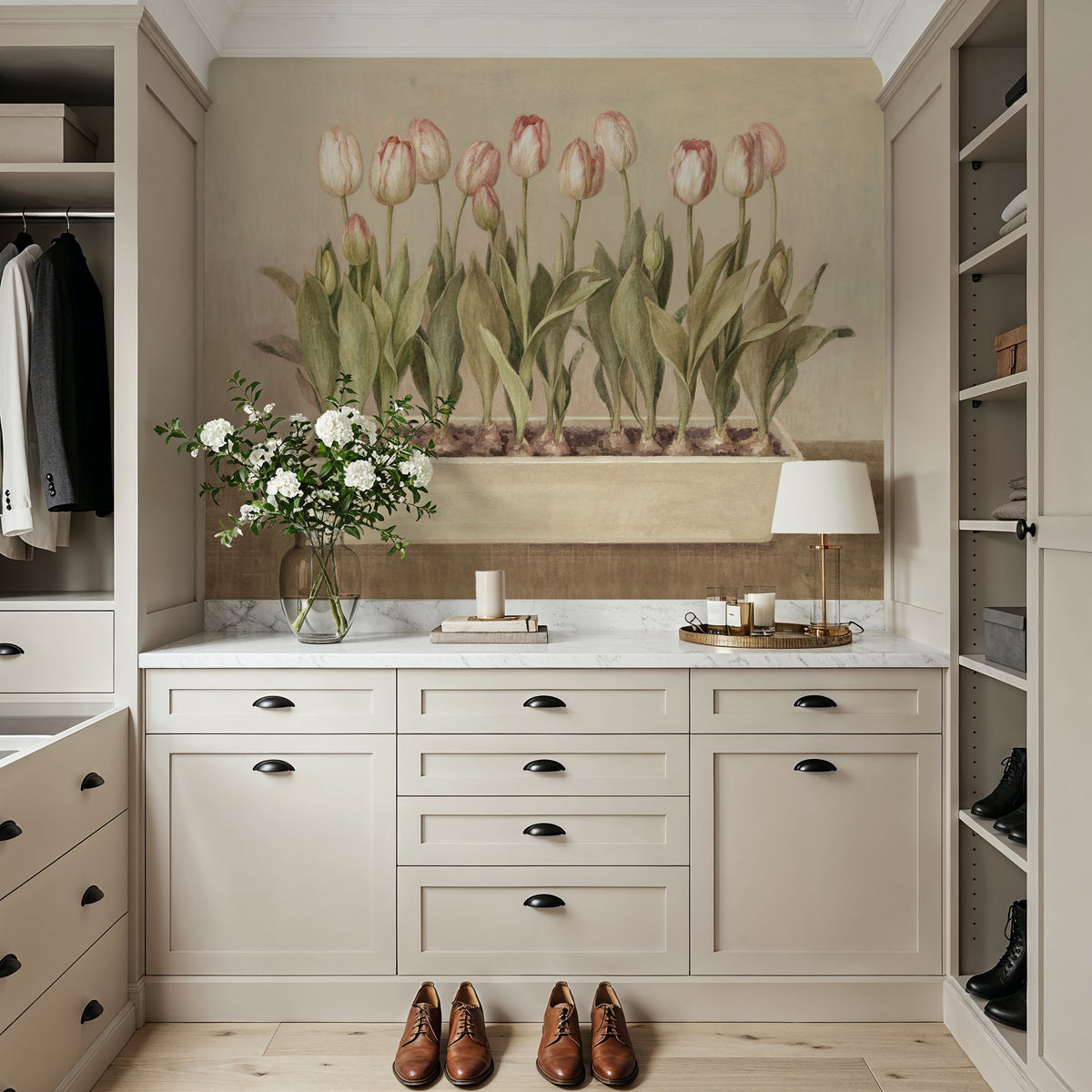 Tulip Friends II Mural Wallpaper - room preview 04