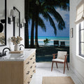 Palm Panorama II Mural Wallpaper - room preview 04