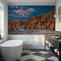Pink Cathedral Gorge Mural Wallpaper - room preview 04